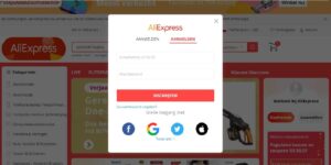 Inloggen bij AliExpress